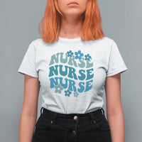 Groovy Nurse T Shirt For Women Nursing School RN Nurse Life Appreciation - Wonder Print Shop