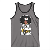 Black Nurse Magic Tank Top Afro Melanin RN Nursing Woman