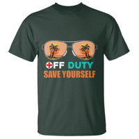 Funny Nurse T Shirt Funny Nurse Off Duty Save Yourself Vacation Mode On Nurse - Wonder Print Shop
