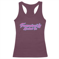Tremendously Locked In Racerback Tank Top Retro Motivational Quote - Wonder Print Shop