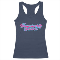 Tremendously Locked In Racerback Tank Top Retro Motivational Quote - Wonder Print Shop