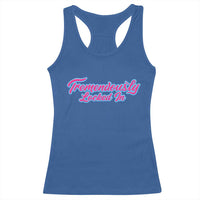 Tremendously Locked In Racerback Tank Top Retro Motivational Quote - Wonder Print Shop