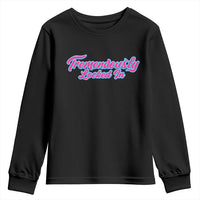 Tremendously Locked In Youth Sweatshirt Retro Motivational Quote - Wonder Print Shop