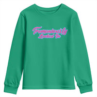 Tremendously Locked In Youth Sweatshirt Retro Motivational Quote - Wonder Print Shop
