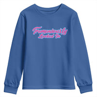 Tremendously Locked In Youth Sweatshirt Retro Motivational Quote - Wonder Print Shop