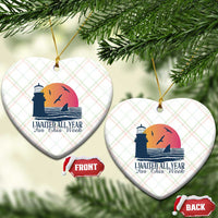 Funny Shark Lover Week Ceramic Ornament I Waited All Year For This Week - Wonder Print Shop