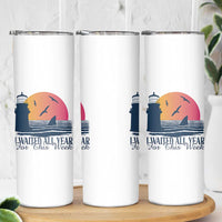 Funny Shark Lover Week Skinny Tumbler I Waited All Year For This Week - Wonder Print Shop