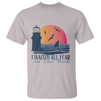 Funny Shark Lover Week T Shirt I Waited All Year For This Week - Wonder Print Shop