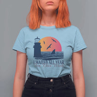 Funny Shark Lover Week T Shirt For Women I Waited All Year For This Week - Wonder Print Shop