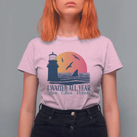 Funny Shark Lover Week T Shirt For Women I Waited All Year For This Week - Wonder Print Shop