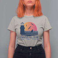 Funny Shark Lover Week T Shirt For Women I Waited All Year For This Week - Wonder Print Shop