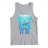 Funny Shark Lover Week Tank Top Guess What Week It Is Blue Ocean - Wonder Print Shop