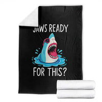 Funny Shark Lover Throw Blanket Are Jaw Ready For This Ocean Wildlife - Wonder Print Shop