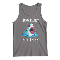 Funny Shark Lover Tank Top Are Jaw Ready For This Ocean Wildlife - Wonder Print Shop