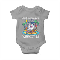 Funny Shark Lover Week Baby Onesie Week Guess What Week It Is Summer Beach - Wonder Print Shop
