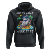 Funny Shark Lover Week Hoodie Week Guess What Week It Is Summer Beach - Wonder Print Shop