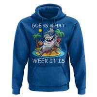 Funny Shark Lover Week Hoodie Week Guess What Week It Is Summer Beach - Wonder Print Shop