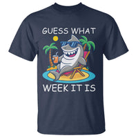 Funny Shark Lover Week T Shirt Week Guess What Week It Is Summer Beach - Wonder Print Shop