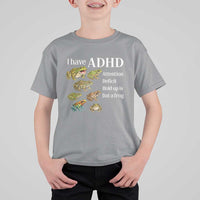 I Have ADHD Attention Deficit Hold up is Dat a Frog T Shirt For Kid Funny Neurodiversity Humor Frogs Lover Meme