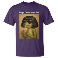 Funny Frog Bob Haircut Rage Consumes Me T Shirt Renaissance Painting Meme