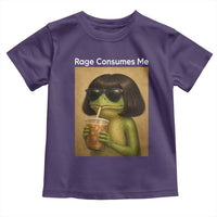 Funny Frog Bob Haircut Rage Consumes Me Toddler T Shirt Renaissance Painting Meme