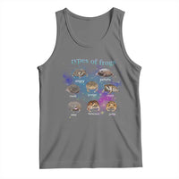 Types Of Frogs Funny Rain Frog Meme Chart Tank Top Angry Grumpy Eepy Chonk Potato Round Judgy Ferocious