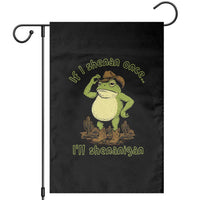 Funny Cowboy Frog Western Meme Garden Flag If I Shenan Once I Will Shenanigan