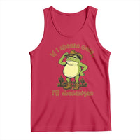 Funny Cowboy Frog Western Meme Tank Top If I Shenan Once I Will Shenanigan