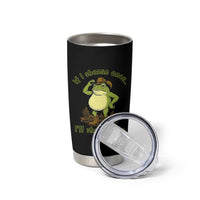 Funny Cowboy Frog Western Meme Tumbler Cup If I Shenan Once I Will Shenanigan