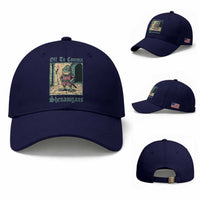 Funny Medieval Frog Knight Fantasy RPG Meme Baseball Cap Off To Commit Shenanigans