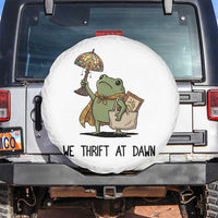 Funny Thrifting Frog Vintage Antique Hunter Spare Tire Cover We Thrift At Dawn Humor