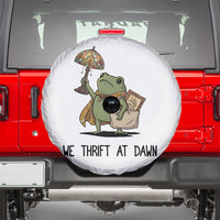 Funny Thrifting Frog Vintage Antique Hunter Spare Tire Cover We Thrift At Dawn Humor