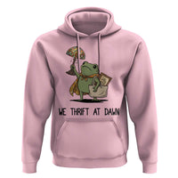 Funny Thrifting Frog Vintage Antique Hunter Hoodie We Thrift At Dawn Humor