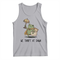 Funny Thrifting Frog Vintage Antique Hunter Tank Top We Thrift At Dawn Humor