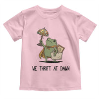 Funny Thrifting Frog Vintage Antique Hunter Toddler T Shirt We Thrift At Dawn Humor