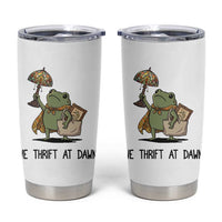 Funny Thrifting Frog Vintage Antique Hunter Tumbler Cup We Thrift At Dawn Humor