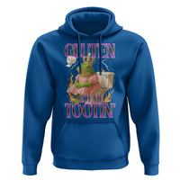 Funny Gluten Free Frog Princess Toilet Meme Hoodie Gluten Got Me Tootin