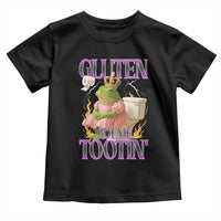 Funny Gluten Free Frog Princess Toilet Meme Toddler T Shirt Gluten Got Me Tootin