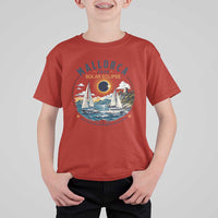 Mallorca Spain 2026 Total Solar Eclipse T Shirt For Kid Sailing Cruise Totality Sail Explore Experience Travel Souvenir