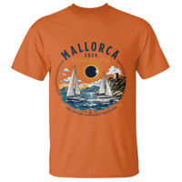 Mallorca Spain 2026 Total Solar Eclipse T Shirt Sailing Cruise Totality Sail Explore Experience Travel Souvenir