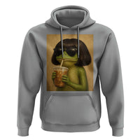 Funny Frog Bob Haircut Renaissance Painting Meme Hoodie
