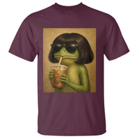 Funny Frog Bob Haircut Renaissance Painting Meme T Shirt