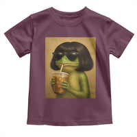 Funny Frog Bob Haircut Renaissance Painting Meme Toddler T Shirt