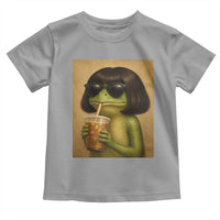 Funny Frog Bob Haircut Renaissance Painting Meme Toddler T Shirt