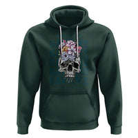 Retro Western Skull Hoodie Somebody Save Me From Myself Country Music - Wonder Print Shop