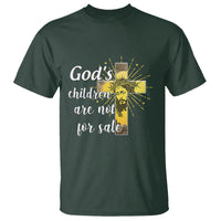 God's Children T Shirt Not For Sale End Human Trafficking - Wonder Print Shop
