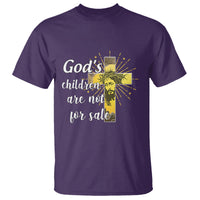 God's Children T Shirt Not For Sale End Human Trafficking - Wonder Print Shop