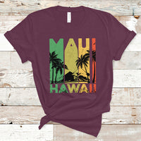 Maui Hawaii Pray For Maui Strong Hawaii Strong Retro T Shirt - Wonder Print Shop