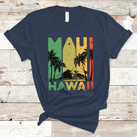Maui Hawaii Pray For Maui Strong Hawaii Strong Retro T Shirt - Wonder Print Shop
