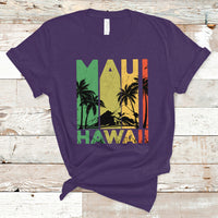 Maui Hawaii Pray For Maui Strong Hawaii Strong Retro T Shirt - Wonder Print Shop
